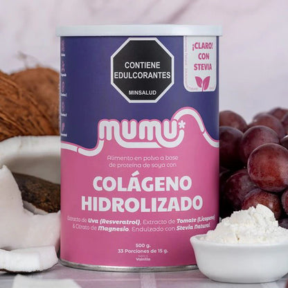 Colágeno Hidrolizado Con Resveratrol - Mumu