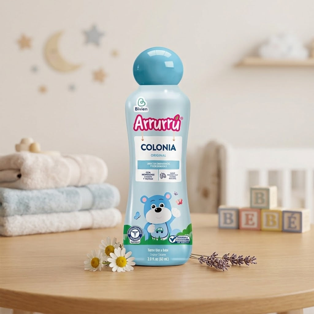 Colonia Arrurrú Para Bebés Niños Azul 60 mL