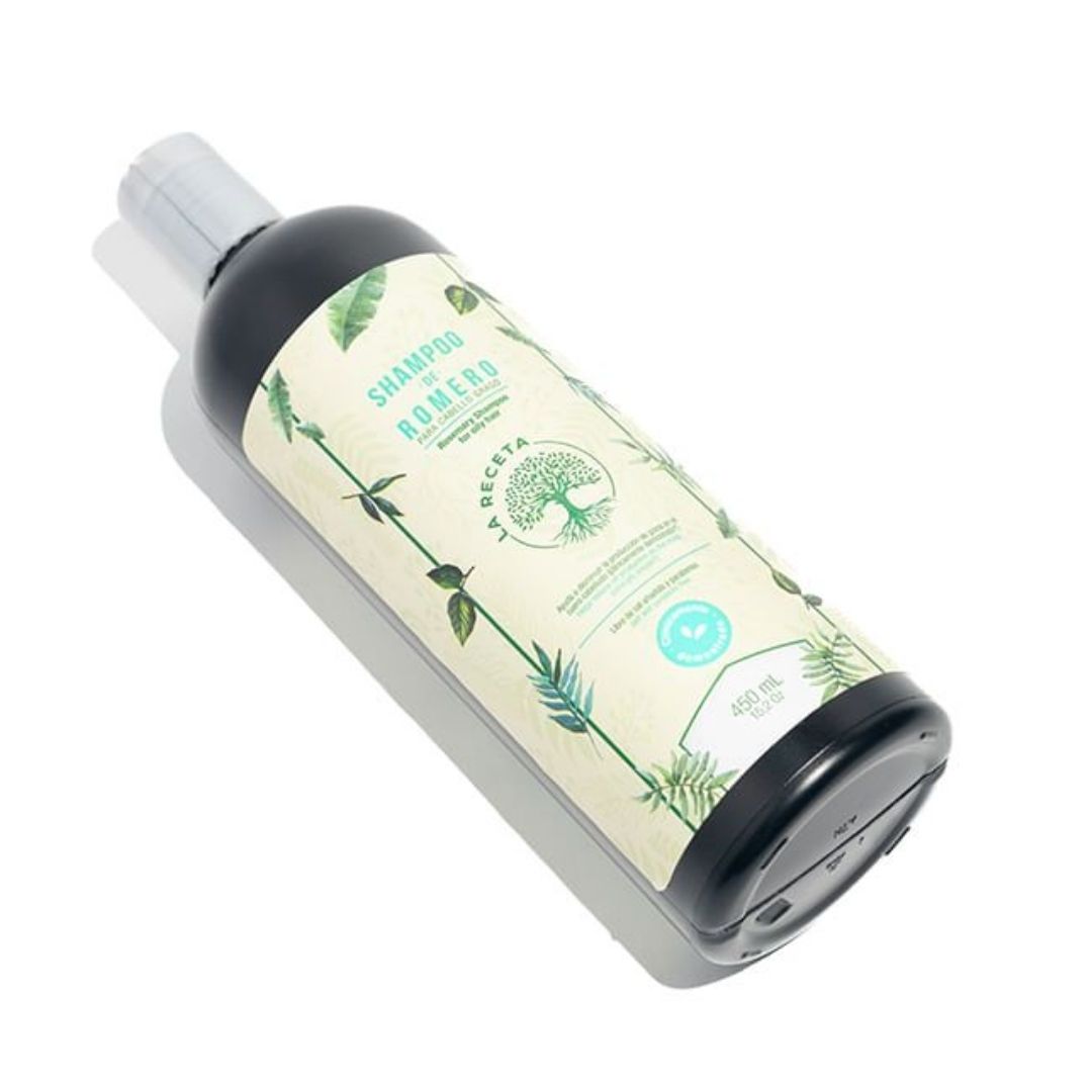Shampoo de Romero Para Cabello Graso 450 ML - La Receta