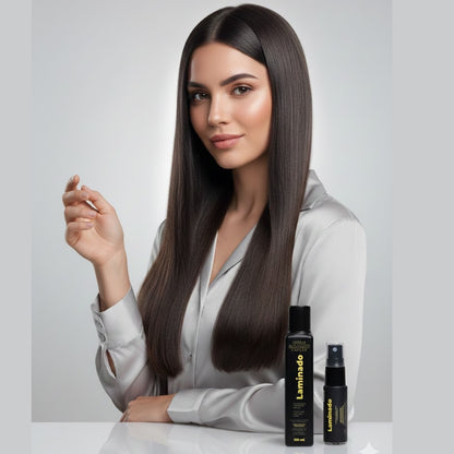 Kit Crema Alisadora Laminado + Perfume Termo protector - Lz