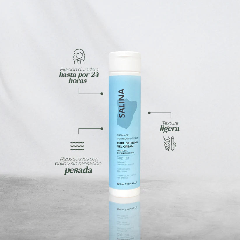 Crema Gel Definidor Salina Crespas 300ml - Productos Lz