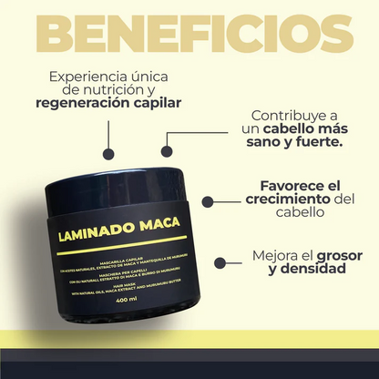 Laminado Maca Regeneración capilar 400ML