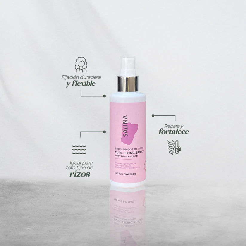Spray Fijador De Rizos Salina 160ml - Productos Lz