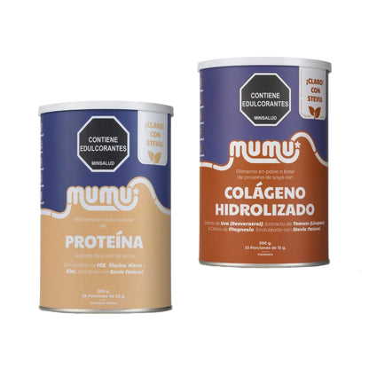Combo Gym Kit Colágeno Hidrolizado y Proteína - Mumu