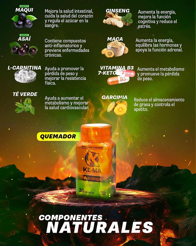 Quemador De Grasa Y Drenador Ke-ma