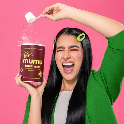 Batido Verde En Polvo Favorece La Digestión (Sabor Frutos Rojos) - Mumu