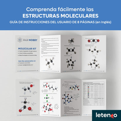 Kit Molecular De Química Orgánica Old Nobby 239 Piezas