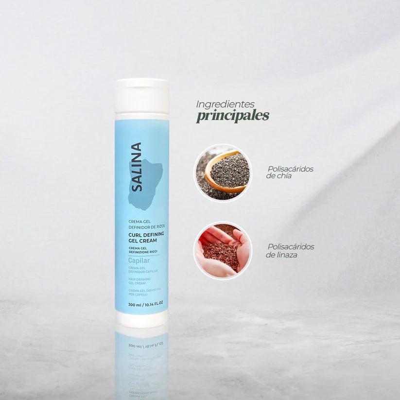 Crema Gel Definidor Salina Crespas 300ml - Productos Lz