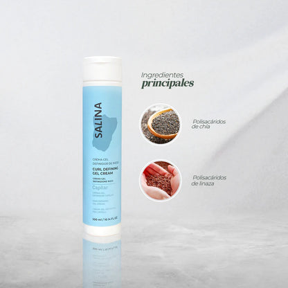 Crema Gel Definidor Salina Crespas 300ml - Productos Lz