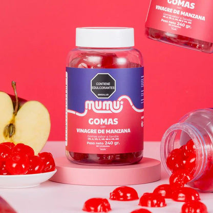 Kit De Reinicio: Batido Verde, Fibra Y Gomitas De Vinagre De Manzana - Mumu