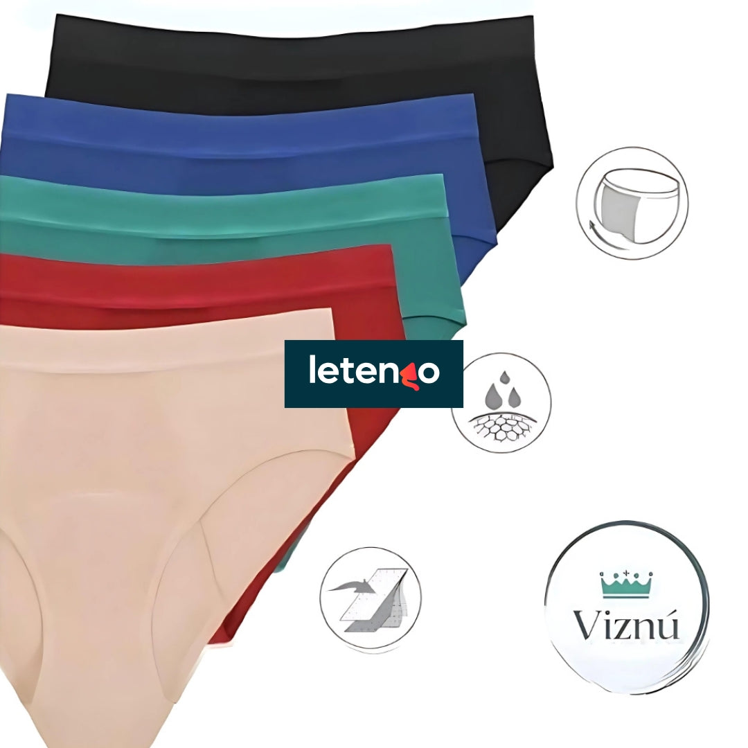 Panty Menstrual 4capas Absorbente Periodo Bambú Antibacteria