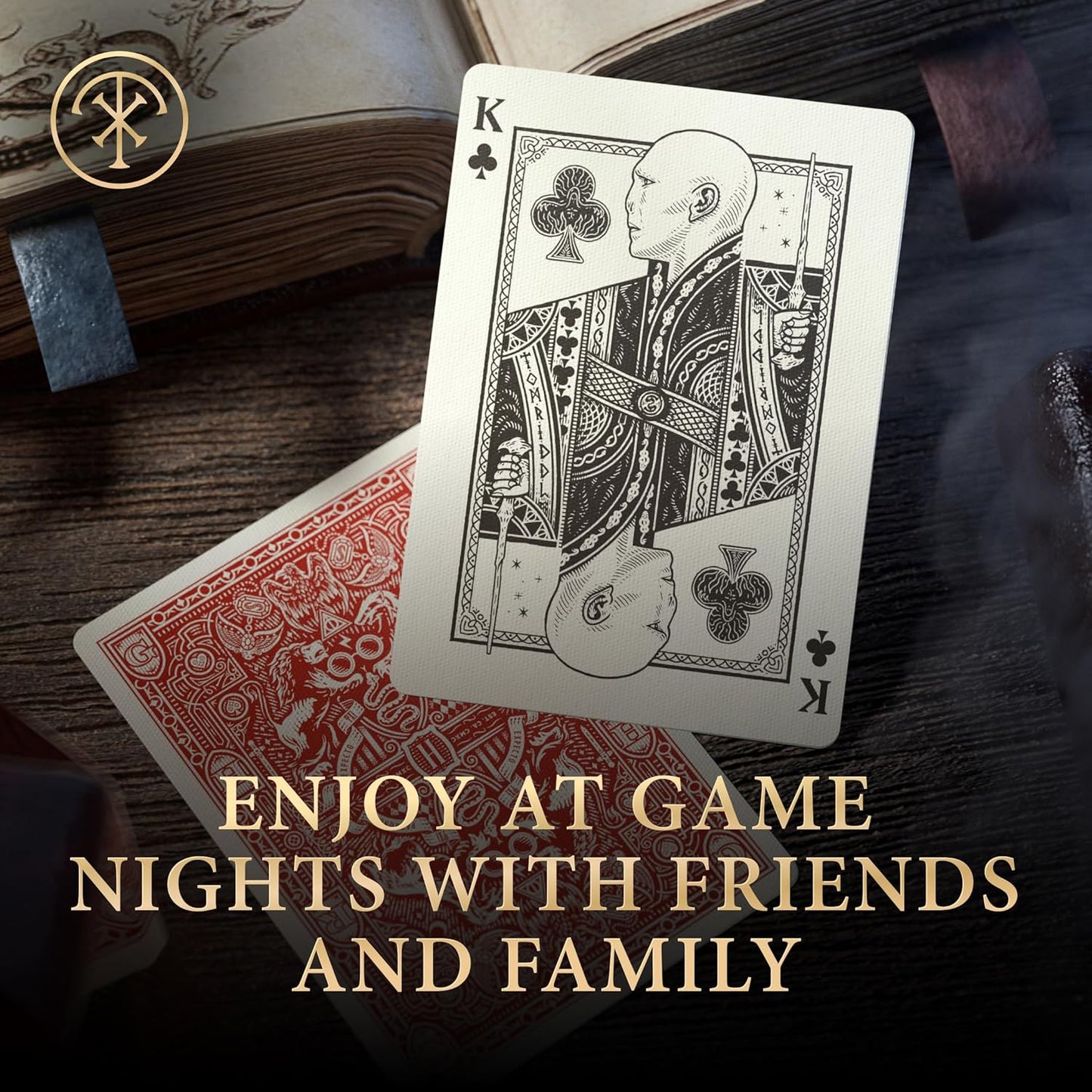 Baraja Cartas Poker Premium Edición Harry Potter Gryffindor