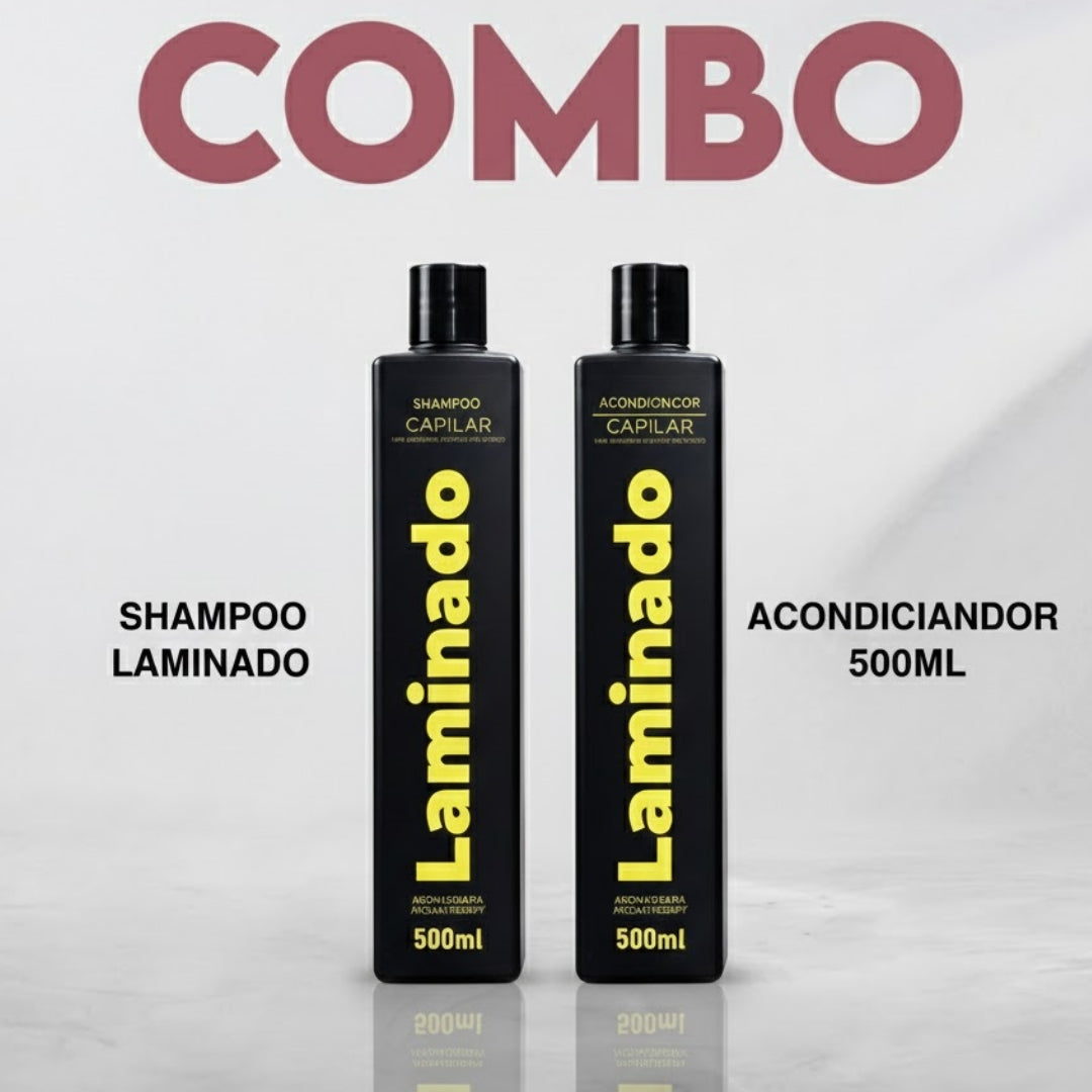 Shampoo + Acondicionador Laminado 500ml - Lz
