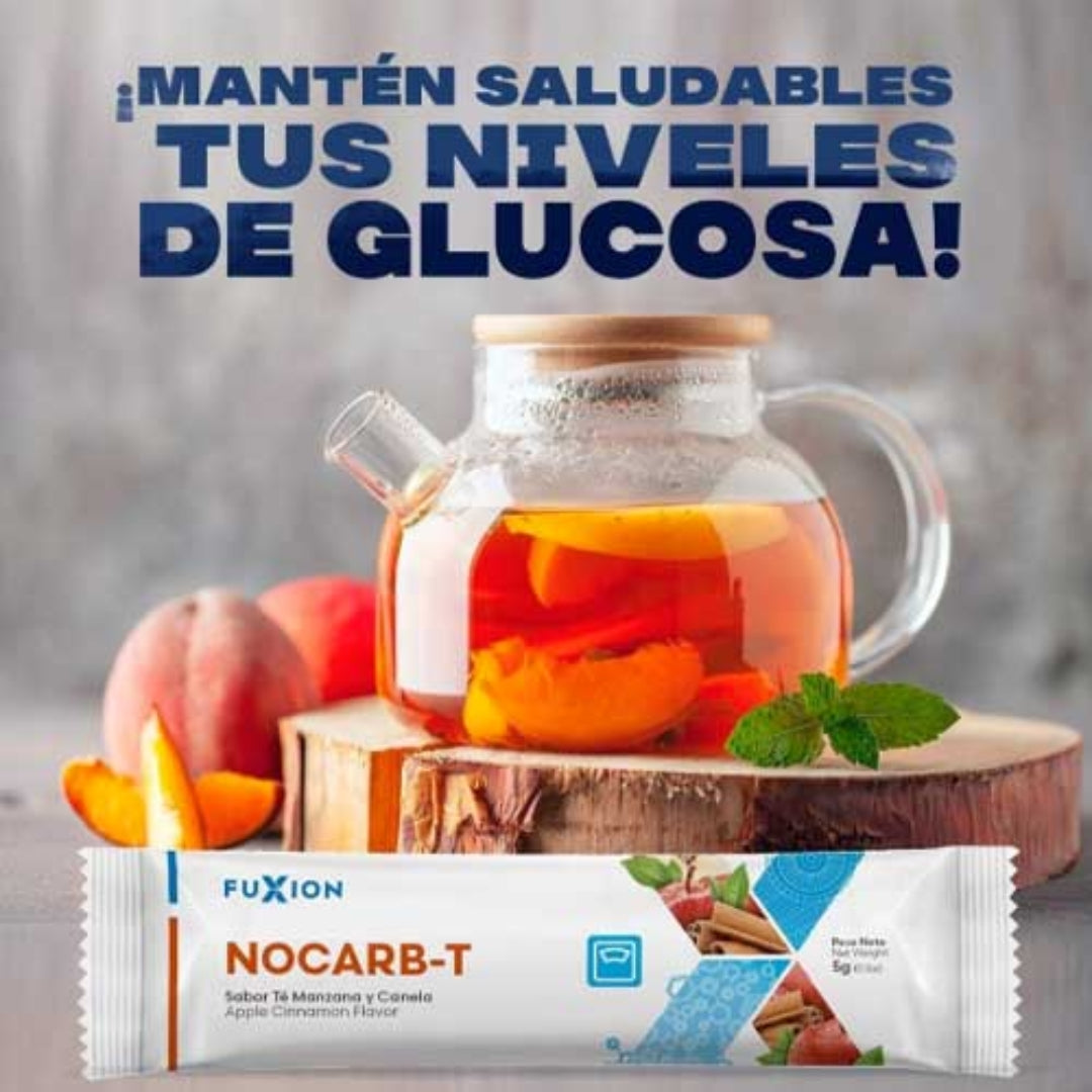 Nocarb-t Fuxion Reduce Azúcares Y Carbohidratos - 7 Sobres