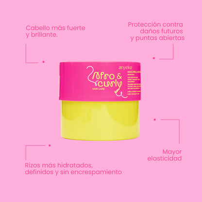 Mascarilla Reparadora Hidratante Para Rizos Afro & Curly - Anyeluz