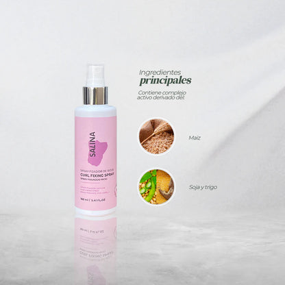 Spray Fijador De Rizos Salina 160ml - Productos Lz