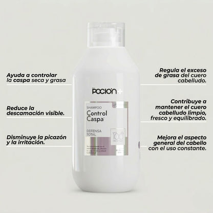 Kit Control Caspa, Anticaspa y Antipicazón - Poción