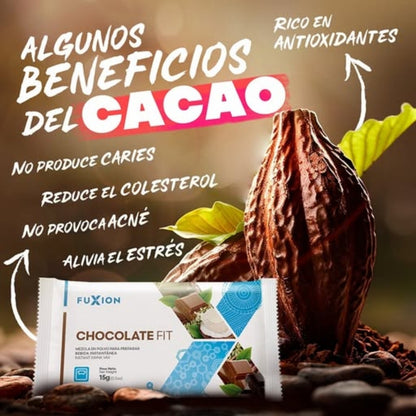 Chocolate Fit Fuxion Cacao - 14 Sobres