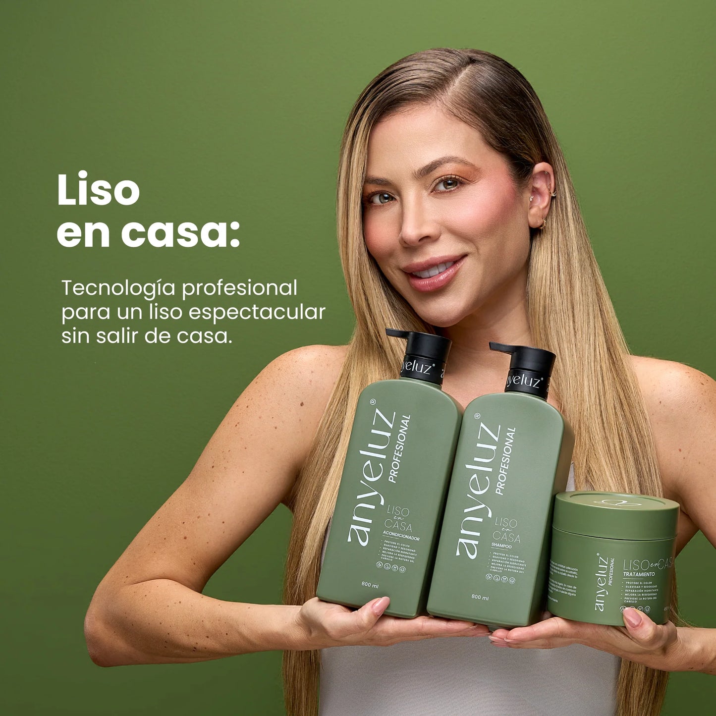 Kit Linea Profesional Liso En Casa - Anyeluz