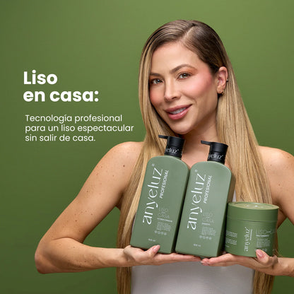 Kit Linea Profesional Liso En Casa - Anyeluz