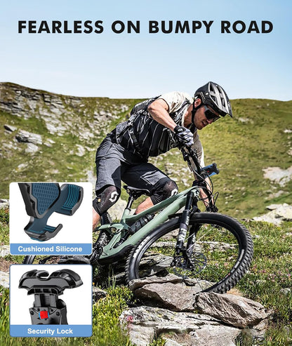 Soporte Base Celular Para Moto Bicicleta Manillar Ajustable