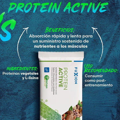 Proteína Activa Fuxion Tonifica  SaborVainilla y Canela - 14 Sobres (Copia)