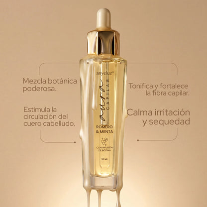 Aura Capilar Aceite capilar romero y menta - Anyeluz