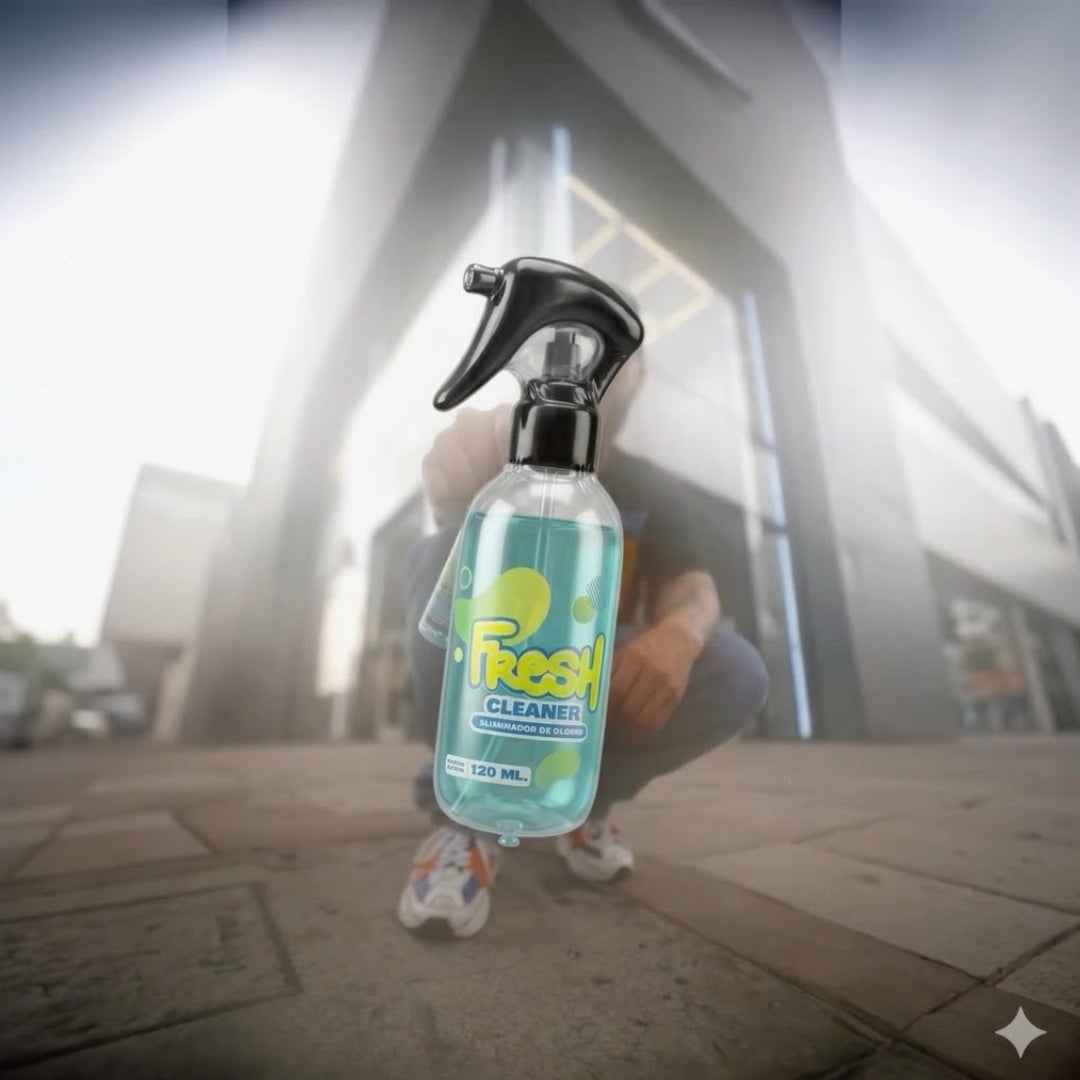 Kit x3 Spray Eliminador De Olores Fresh Cleaner Para Gorras, Zapatos, Cascos, Bolsos