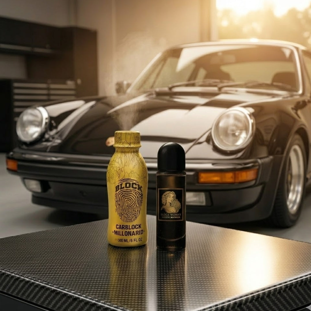 Perfume Para Carro Carblock + Perfume Femenina Millonaria Womanblock