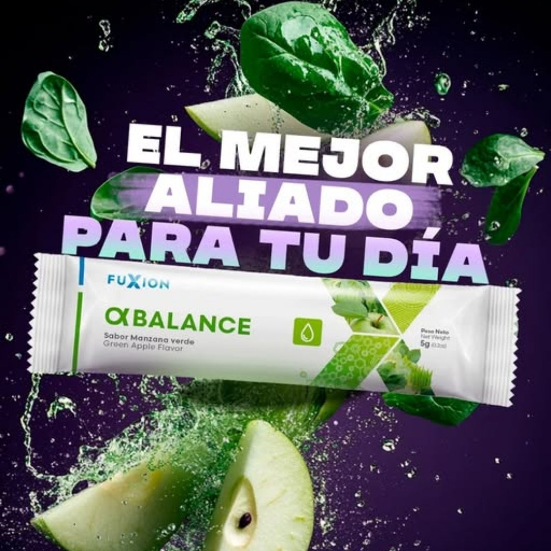 Alpha Balance Fuxion Jugo Verde En Polvo - 28 Sobres