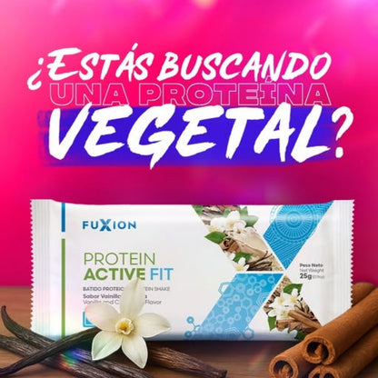 Proteína Activa Fit Fuxion Gym Sabor Vainilla - 14 Sobres