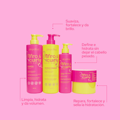 Kit Para Rizos Afro & Curly - Anyeluz