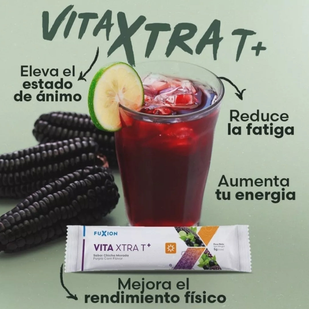 Vita Xtra T+ Fuxion Vitaminas - 7 Sobres