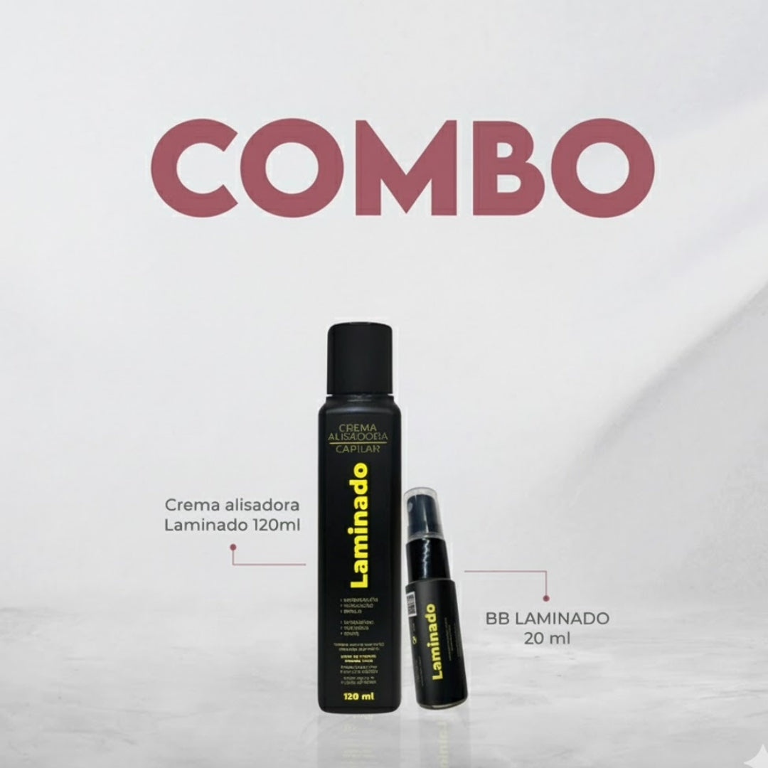 Kit Crema Alisadora Laminado + Perfume Termo protector - Lz