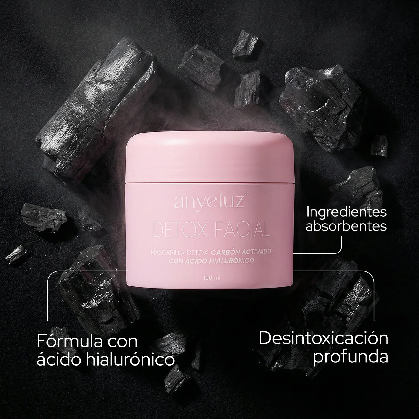 Mascarilla Detox Yoga Facial, Frutos Verdes - Anyeluz