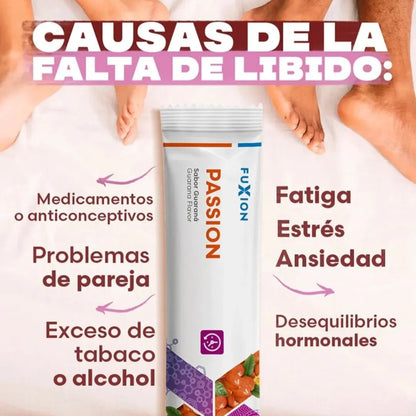 Passion Fuxion Deseo Y Energía - 28 Sobres