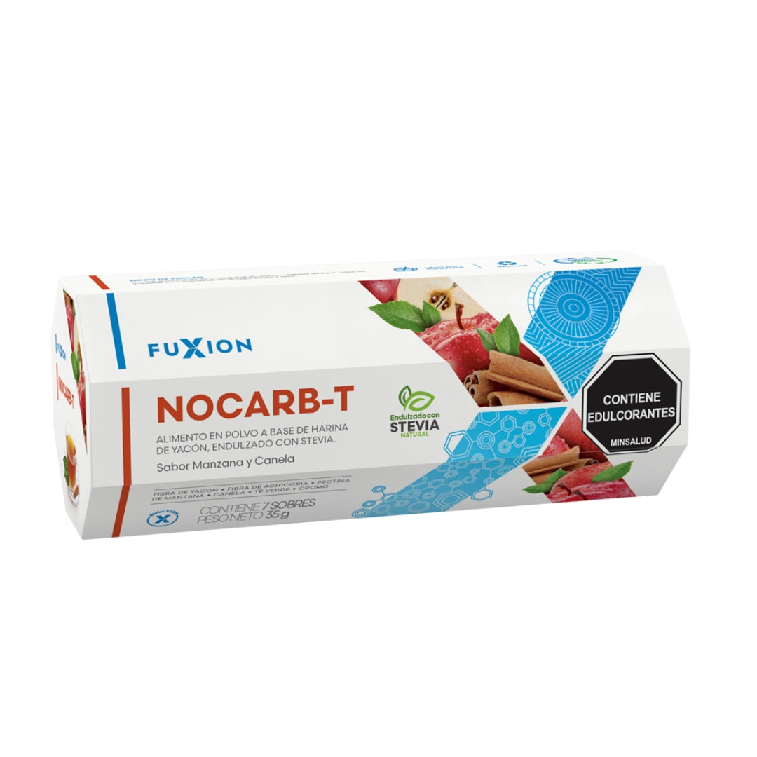 Nocarb-t Fuxion Reduce Azúcares Y Carbohidratos - 7 Sobres