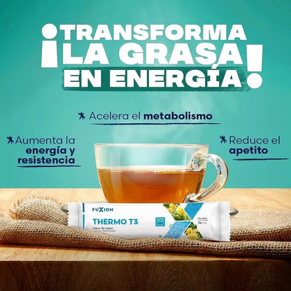Thermo T3 Fuxion Quema Grasa - 7 Sobres