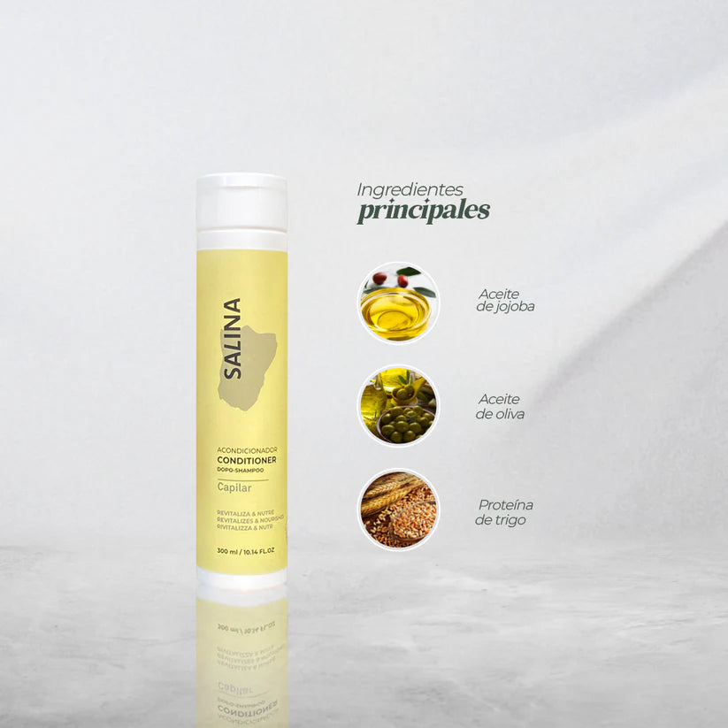 Acondicionador Salina Crespas 300ml - Productos Lz