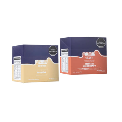 Combo To Go Gym Kit con Colágeno Hidrolizado y Proteína  - Mumu