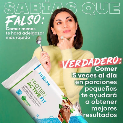 Proteína Activa Fit Fuxion Gym Sabor Chocolate - 14 Sobres