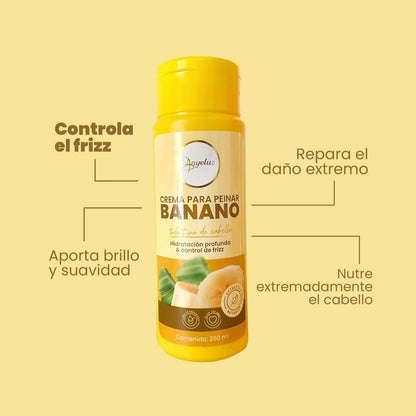 Crema para Peinar con Banano - Anyeluz