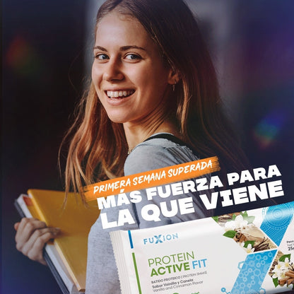 Proteína Activa Fit Fuxion Gym Sabor Vainilla - 14 Sobres