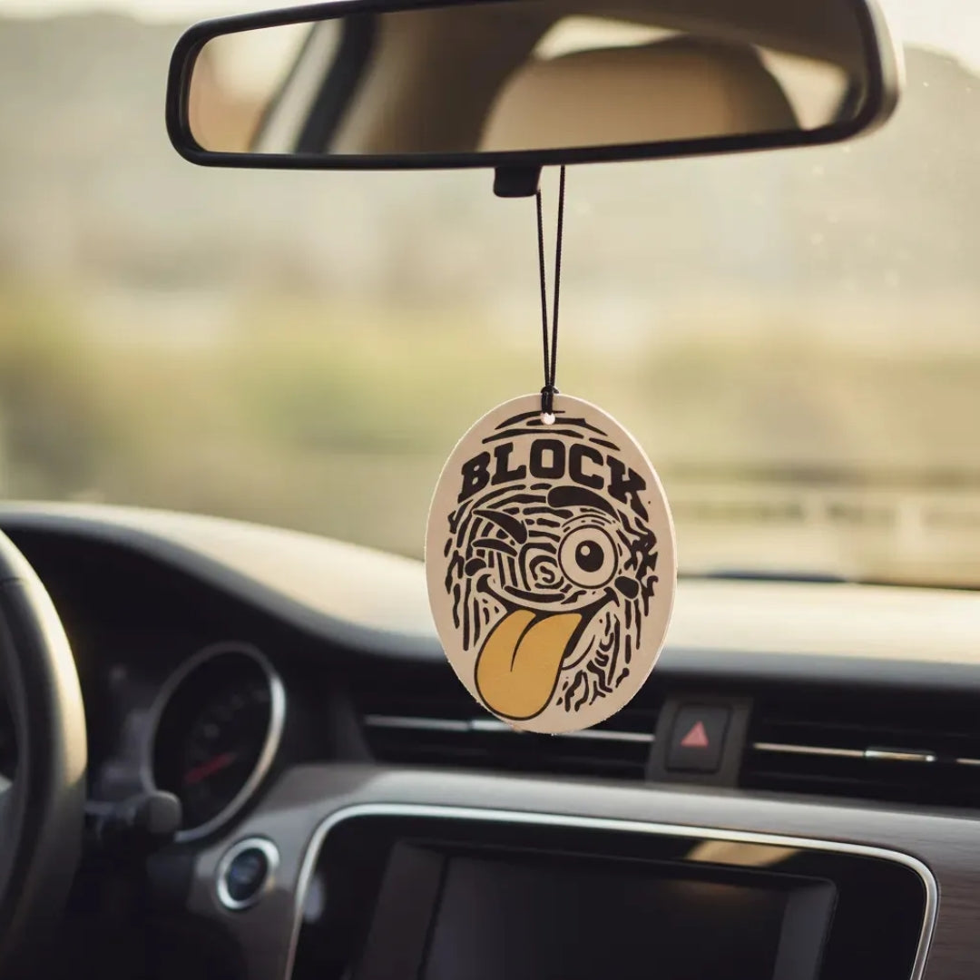 Perfume Para Carro Carblock + Ambientador Colgante Emojiblock