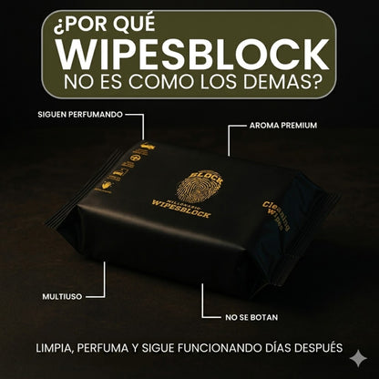 Paños De Limpieza Vehicular Wipesblock Con Aroma A Carblock