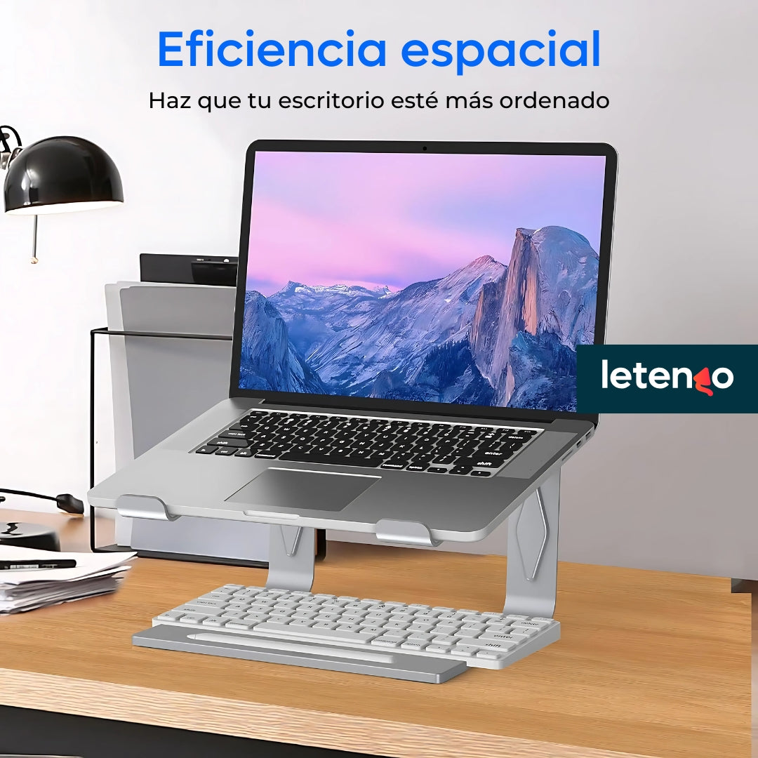 Base Soporte Ajustable Pc Portátil Laptop Ergonómic Aluminio