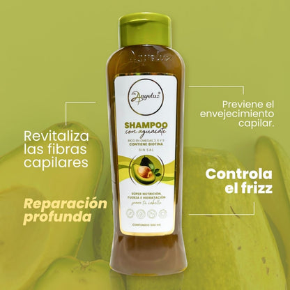 Shampoo Con Aguacate - Anyeluz