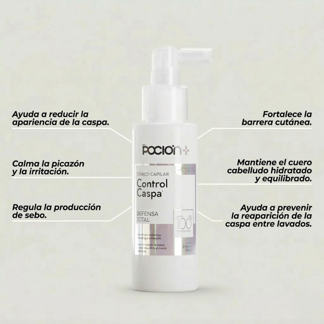 Kit Control Caspa, Anticaspa y Antipicazón - Poción