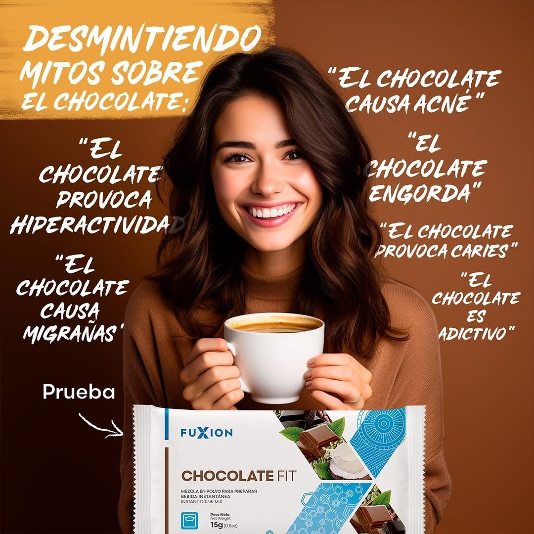 Chocolate Fit Fuxion Cacao - 14 Sobres