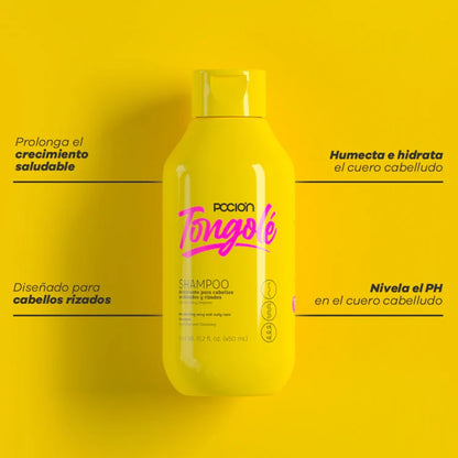 Shampoo Hidratante Para Rizos Tongolé - Poción